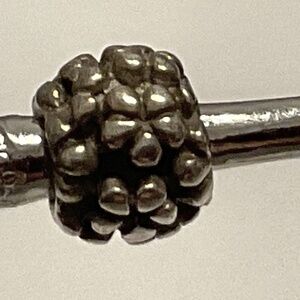 RETIRED Authentic Pandora Sterling Silver Flower Power Charm